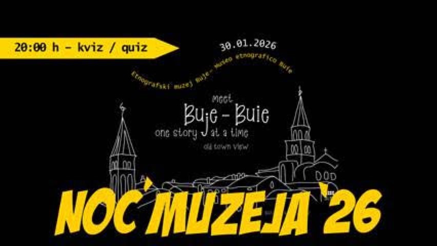 Kviz Noći muzeja 2026 – prijavi svoju ekipu 